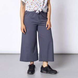 WILDFANG Ultimate Crinkle Cotton Wide Leg Pants